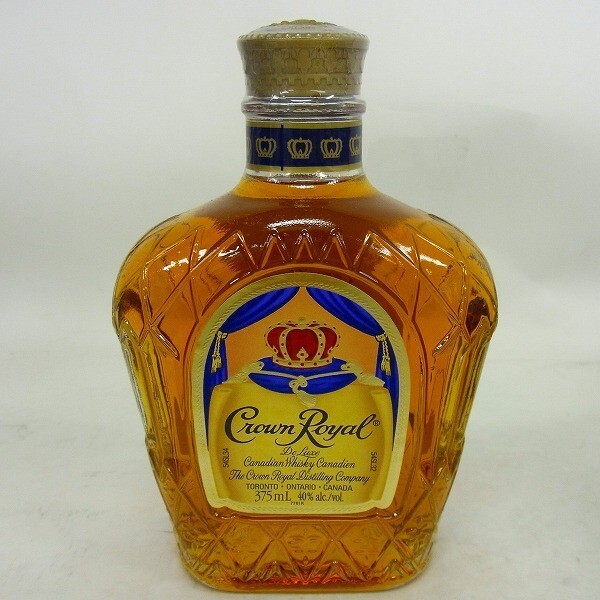J904-Y25-2381 Crown Royal クラウンロイヤル カナディアン ウイスキー 375ml 40％ 未開栓 現状品②の画像6