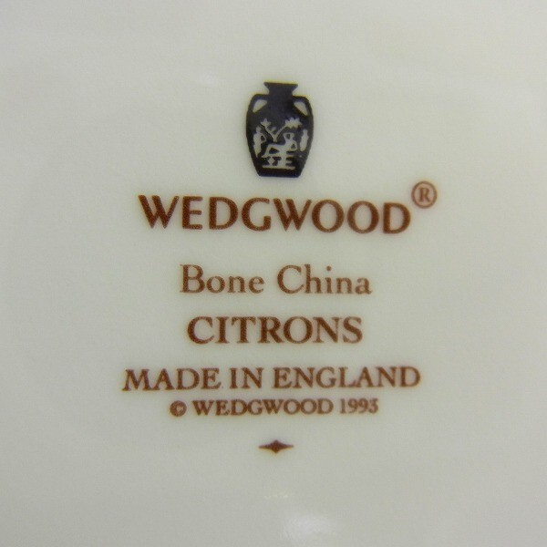 J911-J27-337 WEDGWOOD ウェッジウッド シトロンリーシェイプ 食器セット まとめ 現状品②の画像9