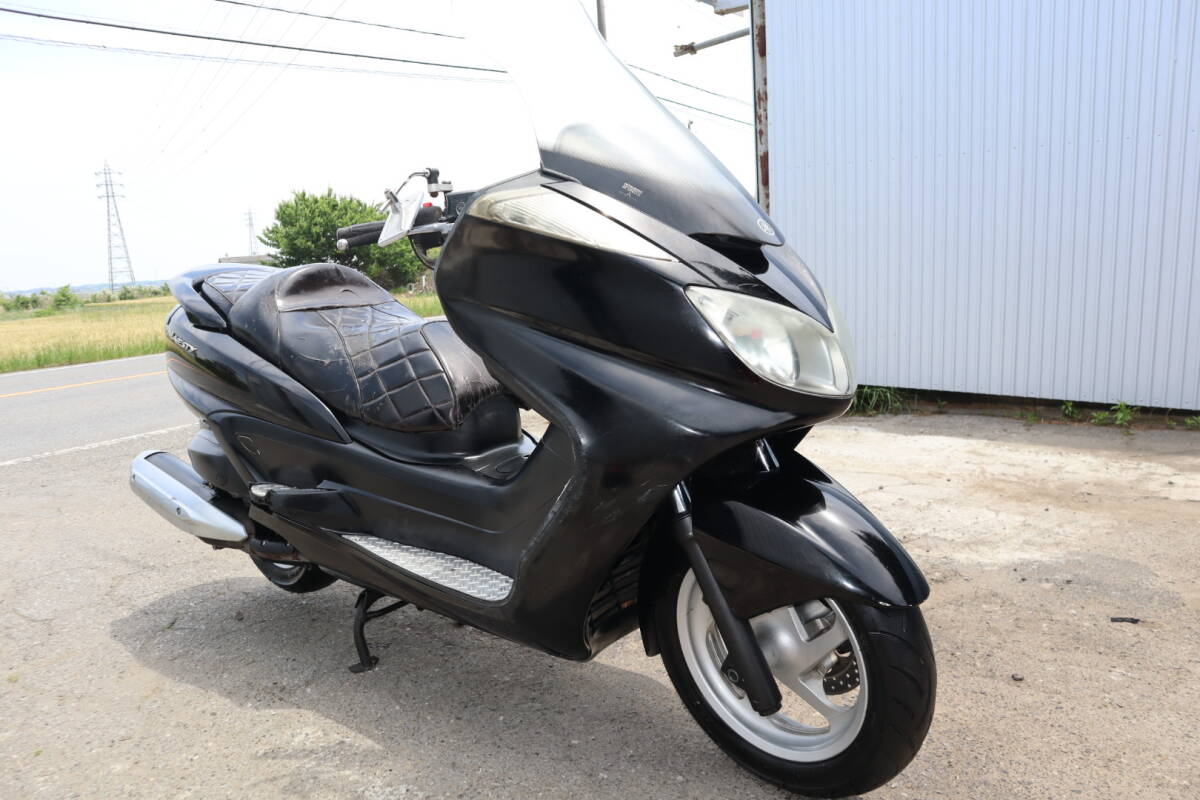 ヤマハ YAMAHA グランドマジェスティ250(SG15J-006-) 実動車 【動画有】バイク☆１円スタート売切☆返納証明書付き_画像1