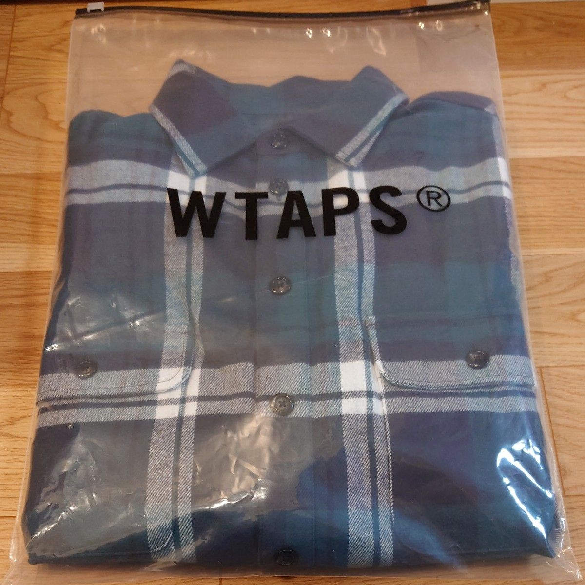 wtaps 241TQDT-SHM03 WCPO 01 /LS / COTTON. FLANNEL. TEXTILE 