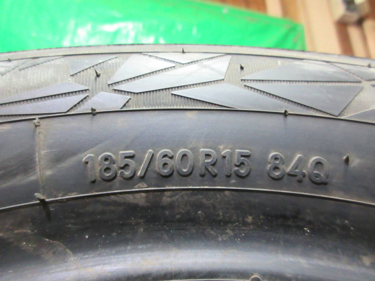 2022年製 トーヨータイヤ TOYO TIRES CIZ2 185/60R15 84Q 4本 №4837C 冬タイヤ スタッドレスタイヤ 80％残溝_画像9