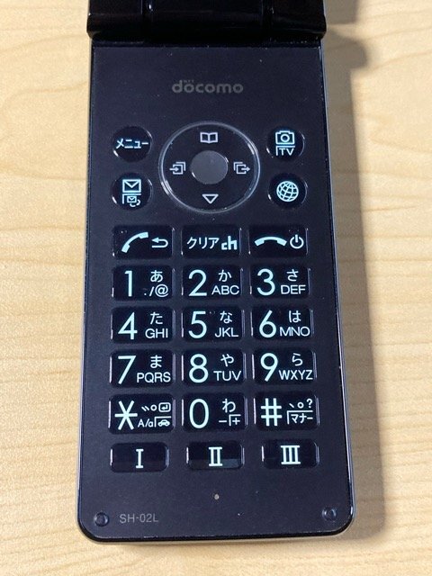 初期化済 docomo SIMロック解除済 AQUOS ケータイ SH-02L [ブラック] 携帯電話 ●聞きやすく見やすいAQUOSケータイ● Z14の画像5