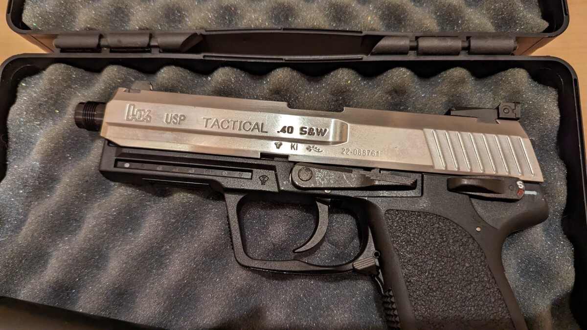 B.W.C タニオコバ カスタムシリーズ HK USP Steel Plating Model 限定50本 ガスガン_画像6