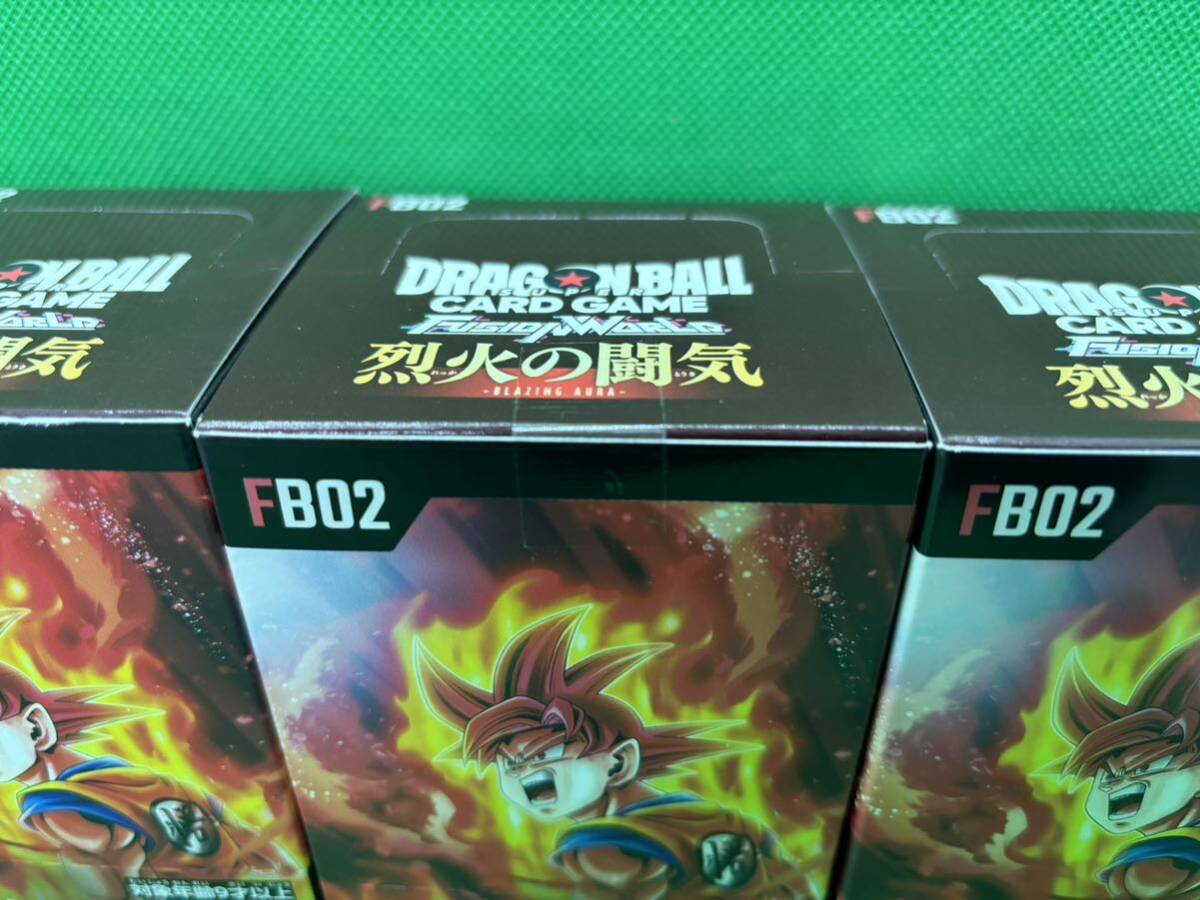 【BOX未開封】【4BOXセット】烈火の闘気 フュージョンワールド ドラゴンボール スーパーカードゲーム 4ボックス テープ付き_画像5