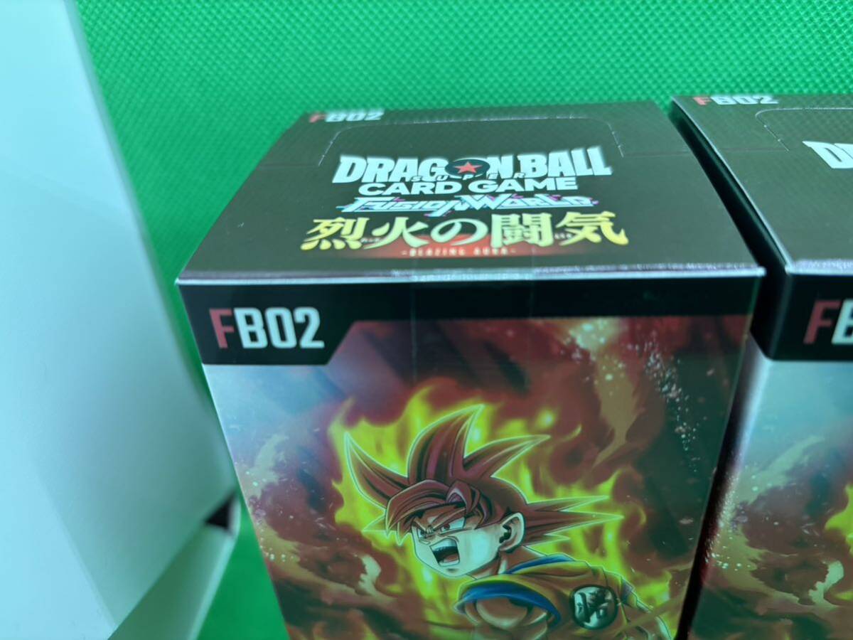 【BOX未開封】【4BOXセット】烈火の闘気 フュージョンワールド ドラゴンボール スーパーカードゲーム 4ボックス テープ付きの画像3