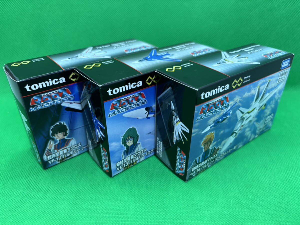 [ нераспечатанный ][3 позиций комплект ] Tomica Unlimited Super Dimension Fortress Macross VF-1J( один статья ) + VF-1S(roi) + VF-1J( Max ) bar сверло -3 вида комплект 