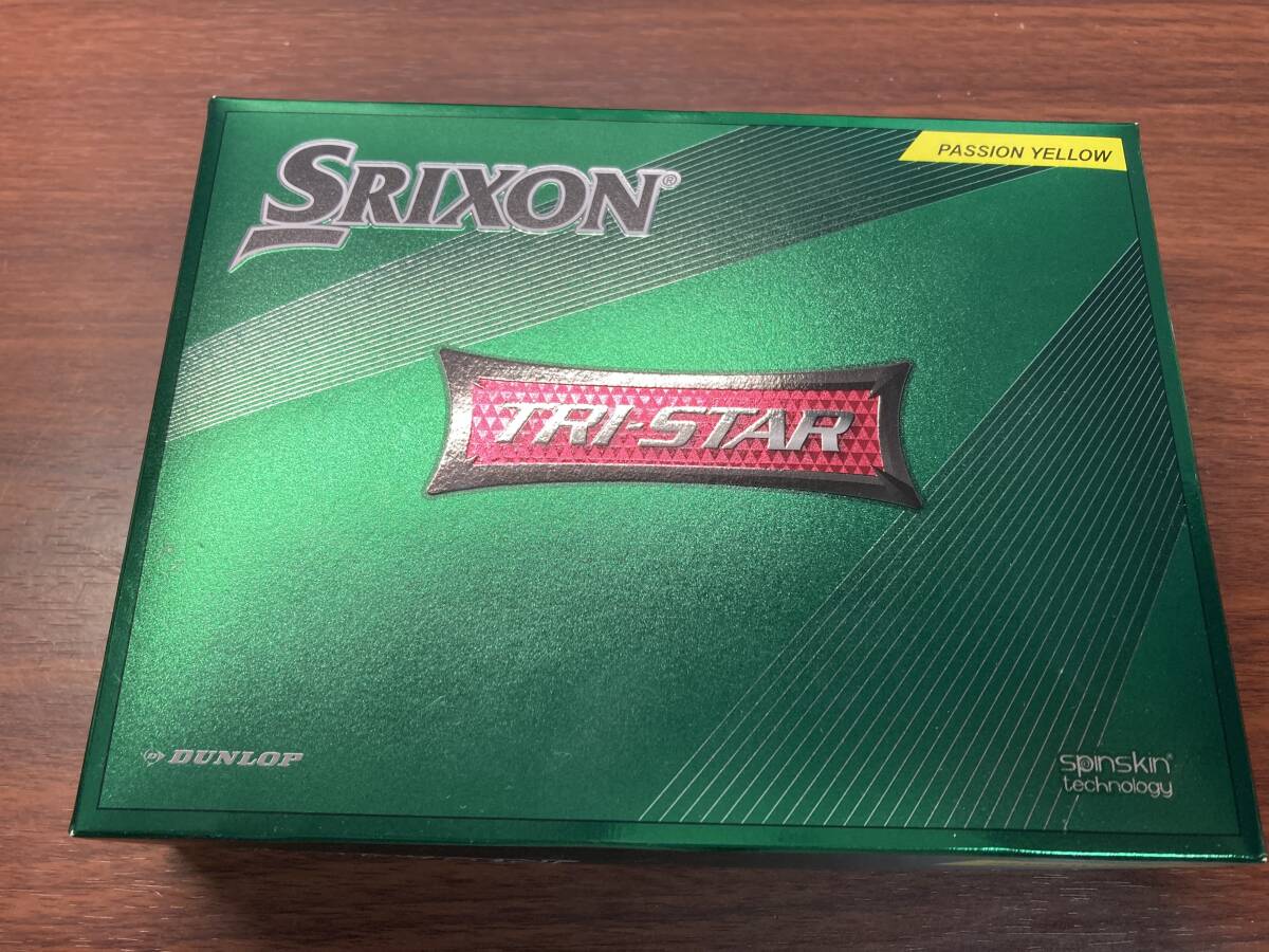 SRIXON　TRI-STAR　PASSION　YELLOW　新品未使用_画像1