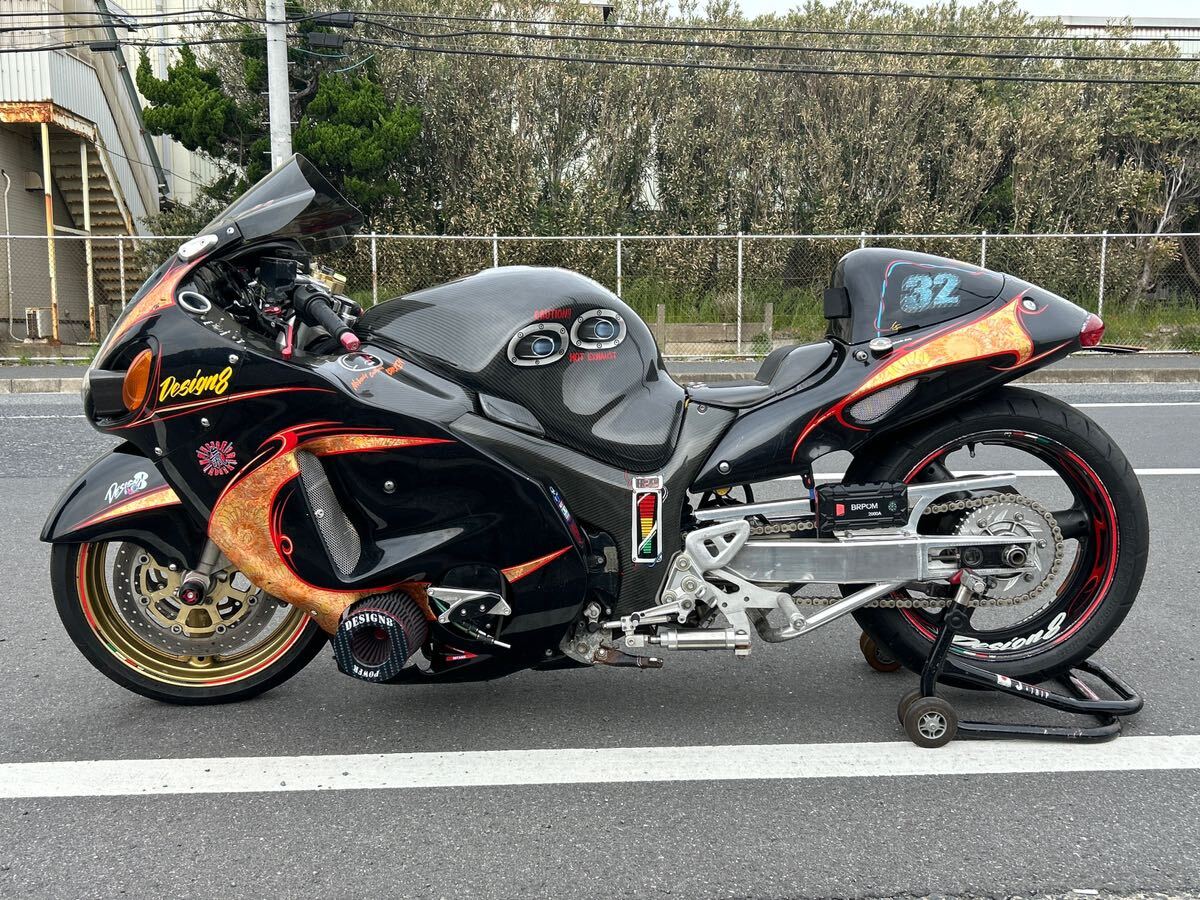 SUZUKI Hayabusa турбо & NOS drug мотоцикл 