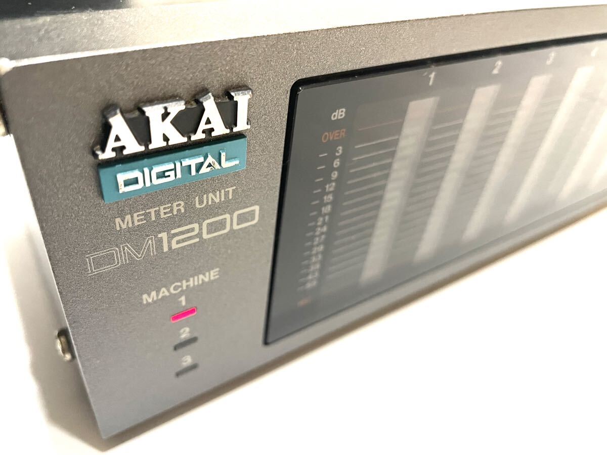  rare AKAI Akai DR1200 DM1200 DL1200 DIGITAL MULTI TRACK RECORDER multitrack recorder controller meter electrification OK immediately equipped 