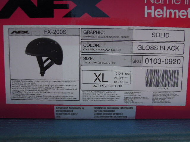 AFX FX-200 ハーフサイズ・半円球ヘルメット　チョッパー・原付等に
