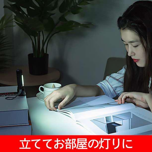 ハンディライト LED 超強力 充電式 USB 懐中電灯 ランタン 作業用 軽量_画像4