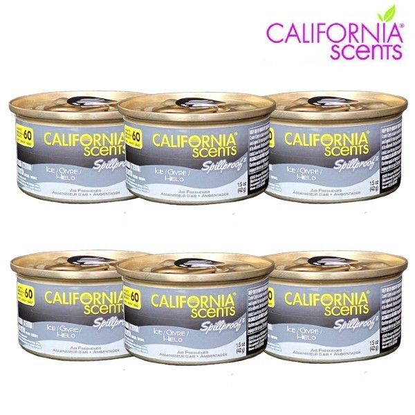 CALIFORNIA SCENTS カリフォルニアセンツ ICE アイス6缶セット