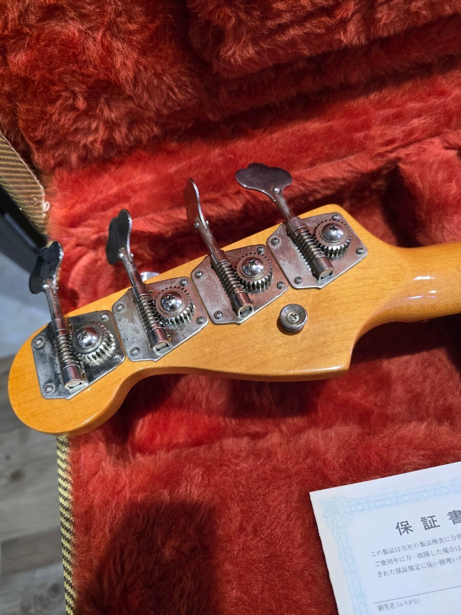 【レア品】Fender American Vintage 型番V101795 箱付き 保証書付き フェンダー USA？の画像7