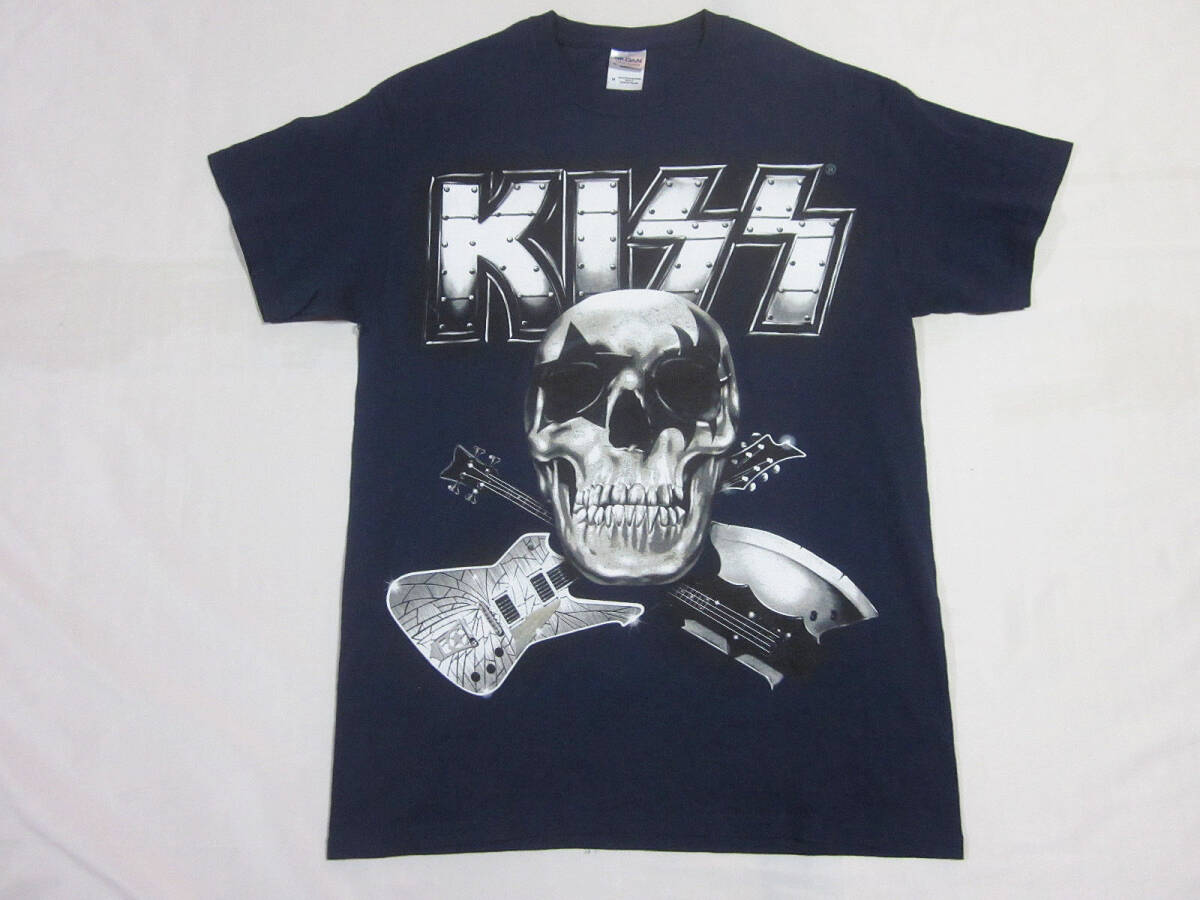 KISSkis2013 Tour MONSTER rubber print .. Skull T-shirt GILDANgiru Dan body Tee van T hard rock metal 