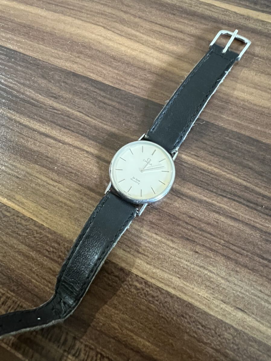 1円〜OMEGA オメガ デビル シルバー 1351 QZ ジャンク品 ベルト社外品 メンズ 腕時計 ジャンク品の画像3