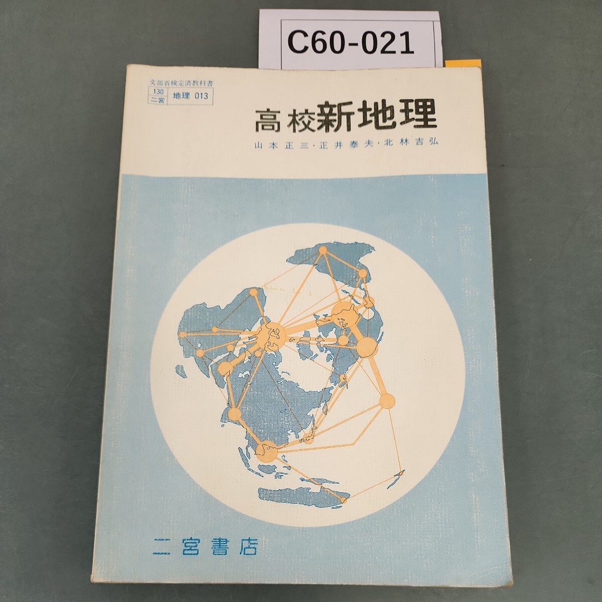 C60-021 高校 新地理 二宮書店 書き込みあり_画像1