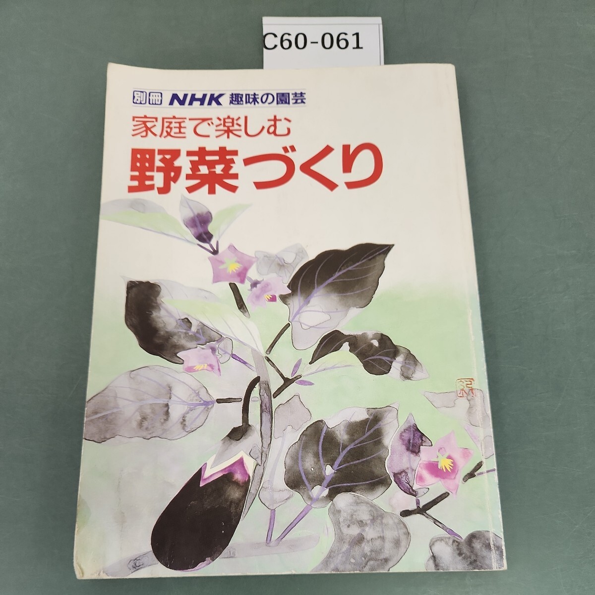 C60-061 別冊 NHK趣味の園芸 家庭で楽しむ野菜づくり NHK出版 水よれ有り_画像1