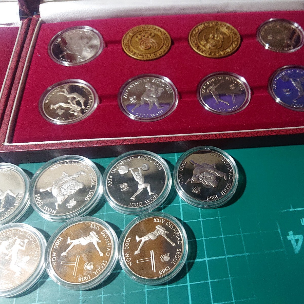 ソウルオリンピック ミントセット 記念コイン 貨幣セット 韓国の画像6