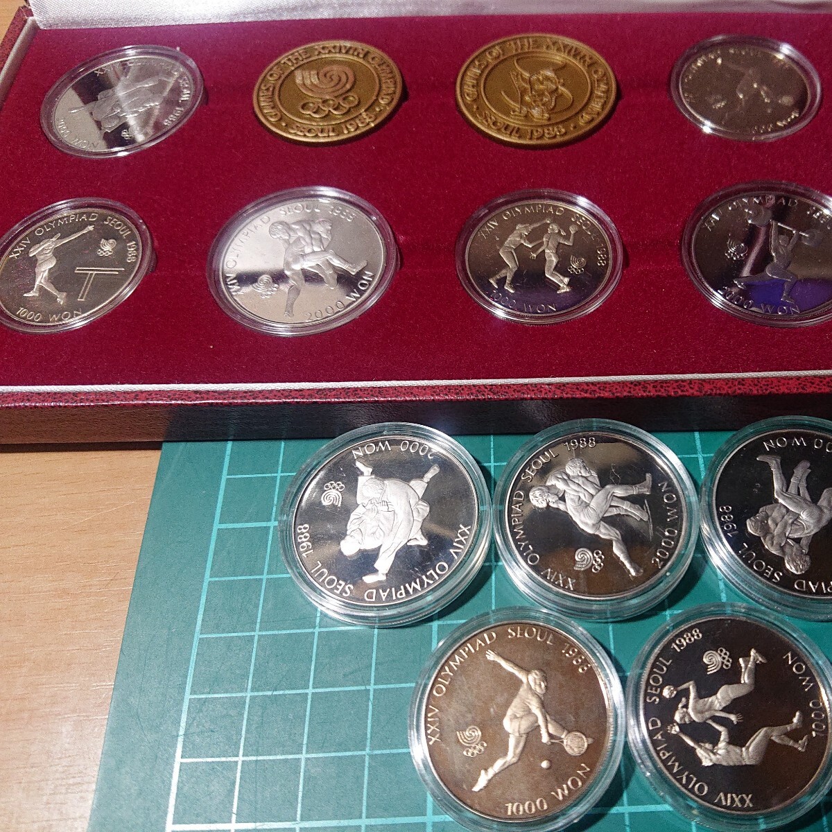 ソウルオリンピック ミントセット 記念コイン 貨幣セット 韓国の画像4