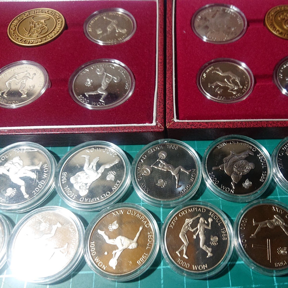 ソウルオリンピック ミントセット 記念コイン 貨幣セット 韓国の画像5