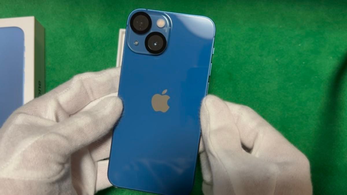 週末値下げ中 iPhone13 mini SIMフリー ブルー　ACロック解除済