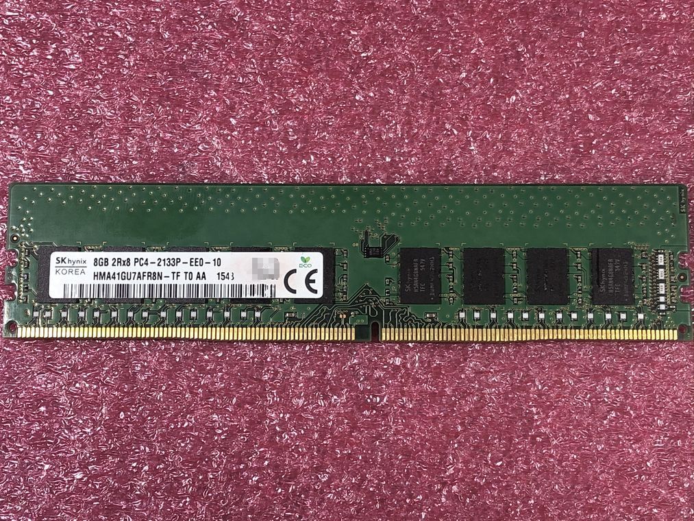 #2103 SK Hynix DDR4-2133 2Rx8 PC4-17000 ECC 8GB 保証付き HMA41GU7AFR8N-TF #01の画像1