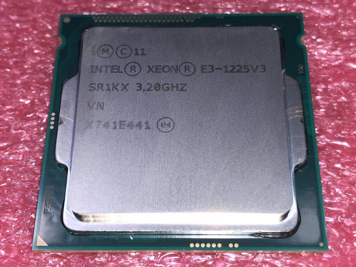 #1134 Intel Xeon E3-1225 v3 SR14U/SR1KX等 (3.20GHz/ 8MB/ LGA1150) 保証付 #02_画像1