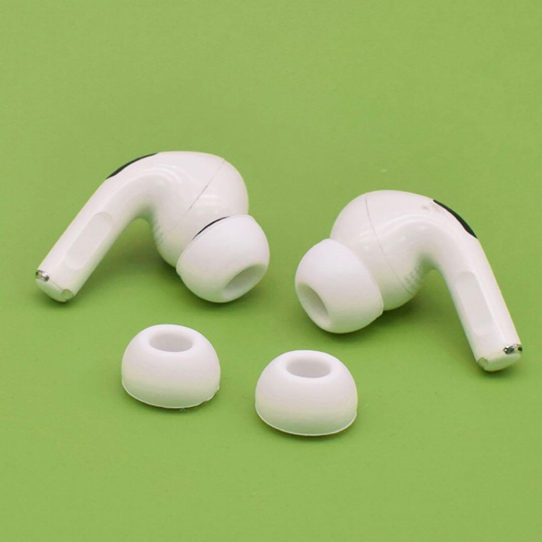 AirPods Pro イヤーチップ イヤーピース イヤホン 白 Mサイズ