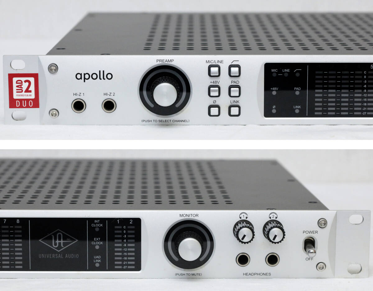 UNIVERSAL AUDIO APOLLO Duo 説明書付き DACとして音出し確認済み Thunderboltオーディオインターフェースの画像5