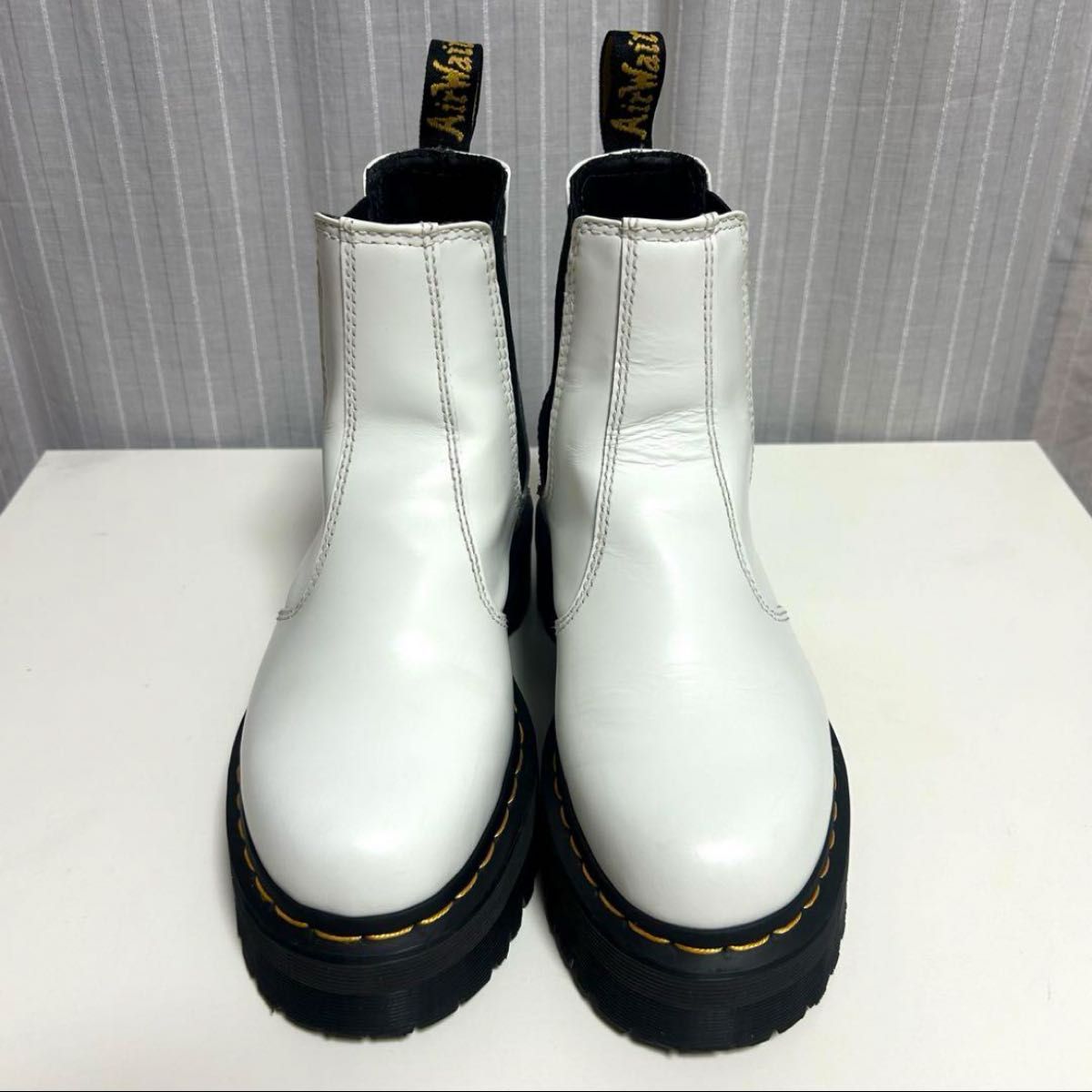 Dr.Martens 2976 QUAD UK4 公式 ドクターマーチン 廃番限定品 革靴 サイドゴア ブーツ レザー