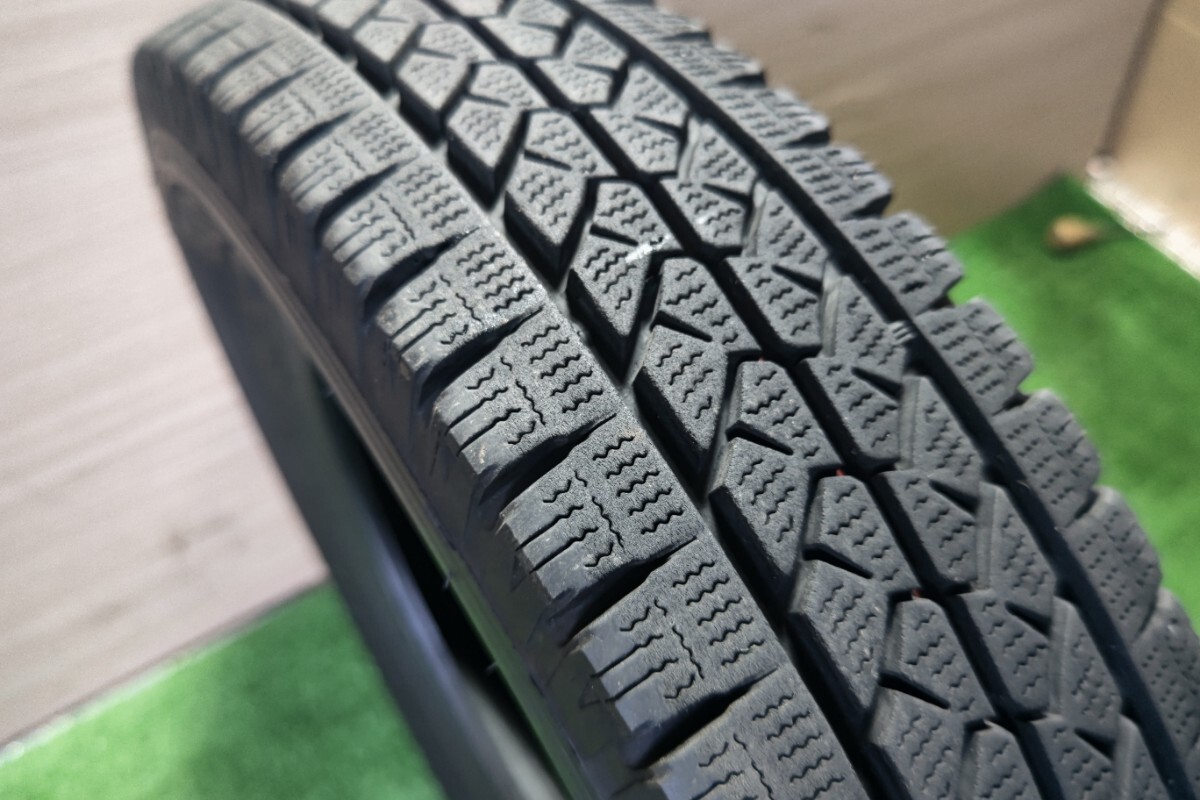 中古タイヤ BRIDGESTON BLIZZAK VL-1 155/80R14 88/86N LT ブリヂストン スタッドレス サクシード プロボックス バン 等 A390_画像4