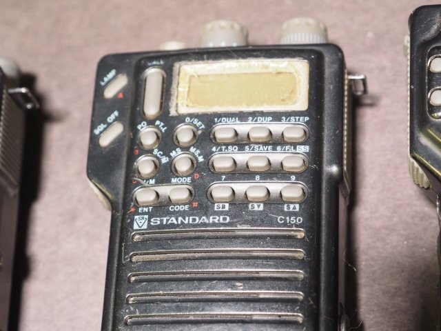 L187【ジャンク品】STANDARD ハンディトランシーバー 4台セット C481 C160 C150 C520 スタンダード_画像3