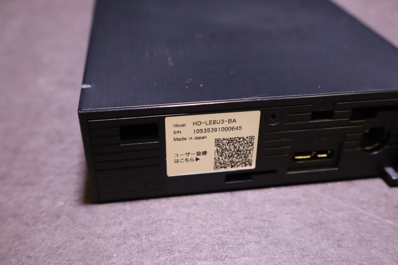 P338 BUFFALO HD-LE8U3-BA 外付けHDD ハードディスク 8TB_画像6