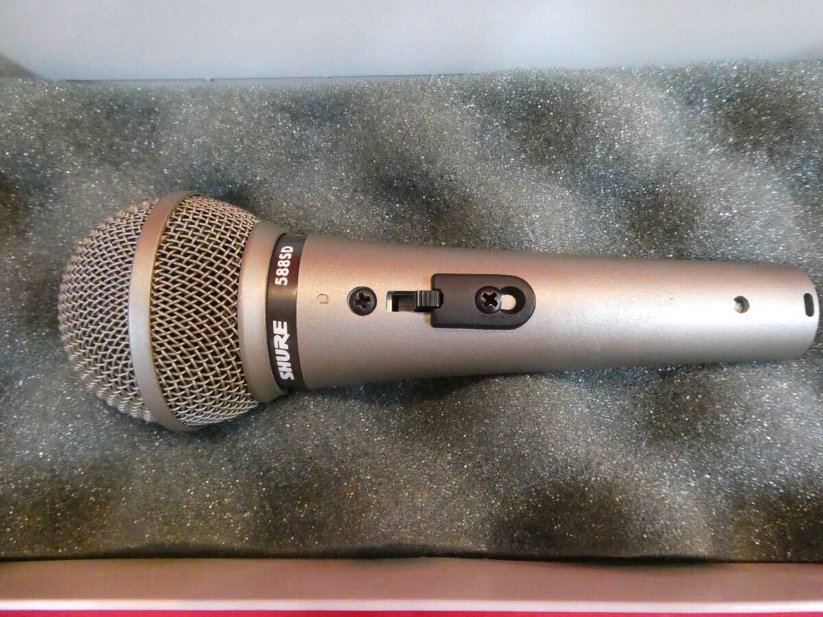 SHURE 588SD-LC Unisphere B Dynamic Microphone ビンテージ ボーカルマイク ダイナミックマイク シュアー マイクロフォン の画像2