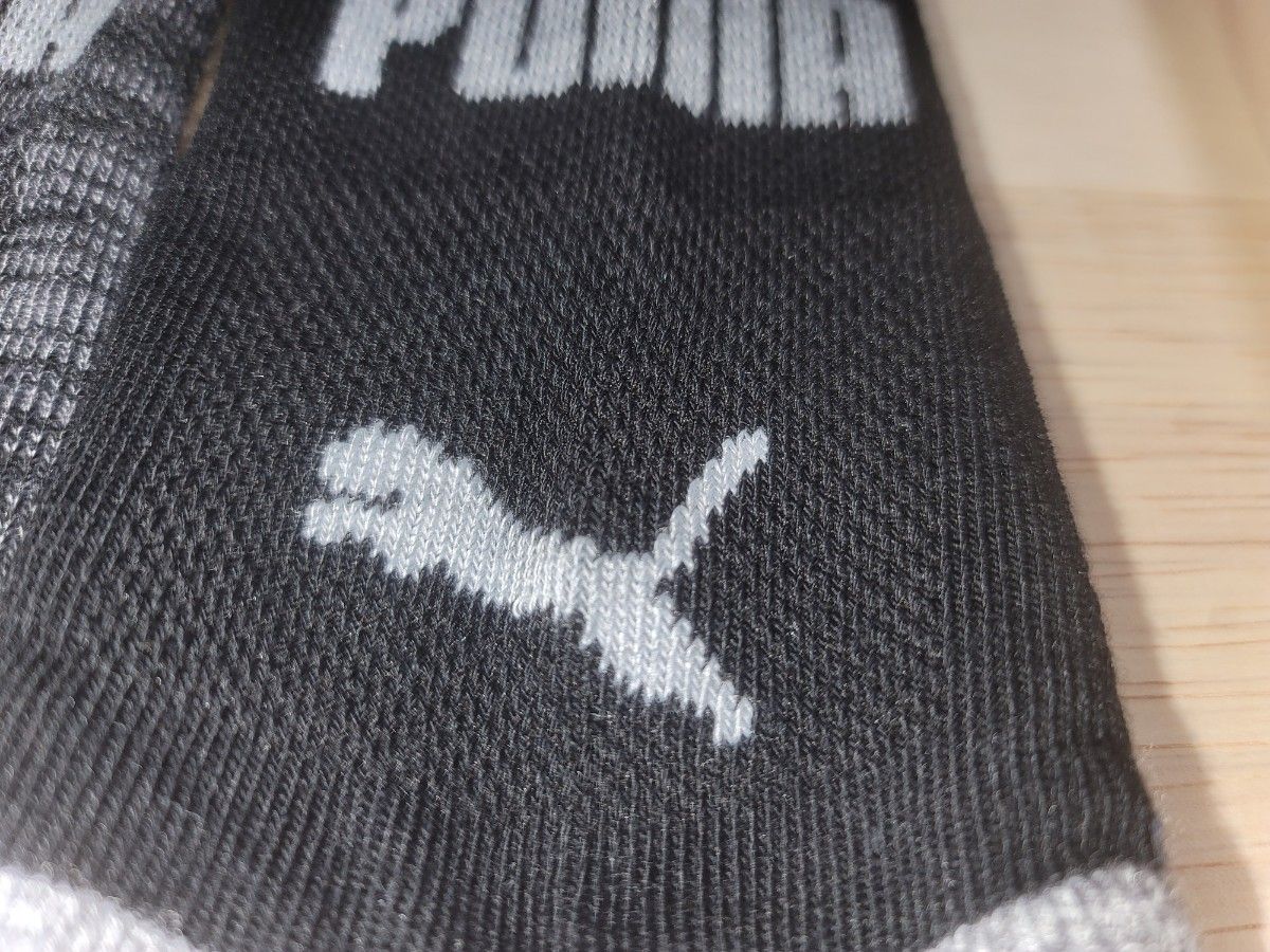 プーマ　PUMA　靴下　ソックス　クルーソックス　新品　25~27　　3足　アーチサポート　靴下　メッシュ　蒸れない　クッション