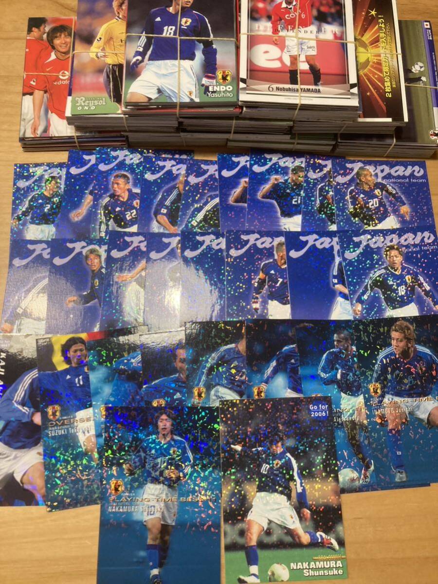 カルビー Ｊリーグチップス Panini カード 他 大量 引退 処分 中村俊輔 稲本潤一 遠藤保仁 小野伸二_画像2