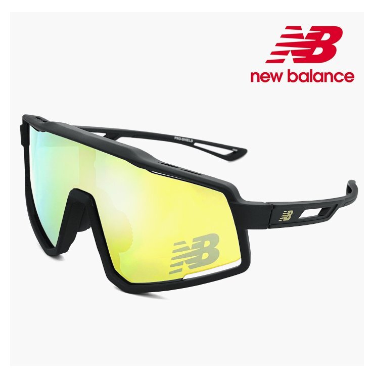 新品 ニューバランス スポーツサングラス NB08102 c05 New Balance NB-08102X newbalance 1枚レンズ シールド型 フレーム ミラーレンズ