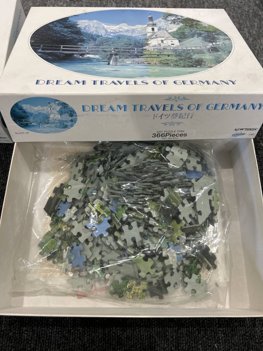 ジグソーパズル　artbox サイレント　ドイツ夢紀行　366 ピース　セット　まとめ　大量　楕円形　DREAM travels_画像4