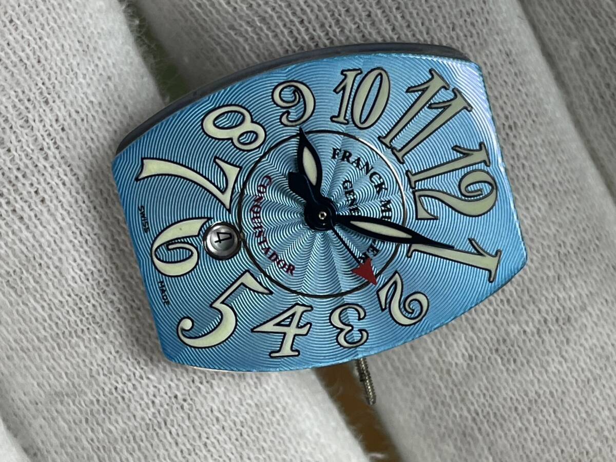 【可動品】Franck Muller 自動巻き ムーブメント プラチナローター 風防付属【現状】№63004_画像5