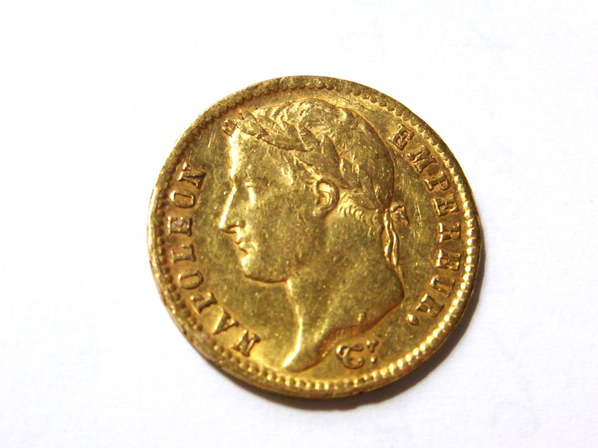 **K21.6/1812 год / Франция / Napoleon /20 franc золотая монета (6.42g)/ уплата 5 месяц 22 день ( вода ). 13 час до . возможно person только ставка возможна **