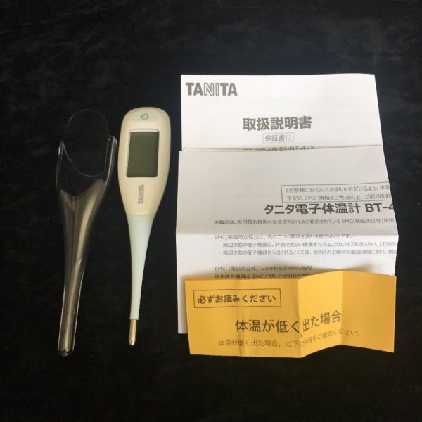 TANITA タニタ 電子体温計 わき専用 予測・実測 BT-470-BL ブルー 2023年製 29 00200_画像5