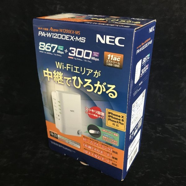 NEC Aterm W1200EX-MS Wi-Fi中継機【技適マークあり】 【訳あり※一部動作不良】29 00209_画像2
