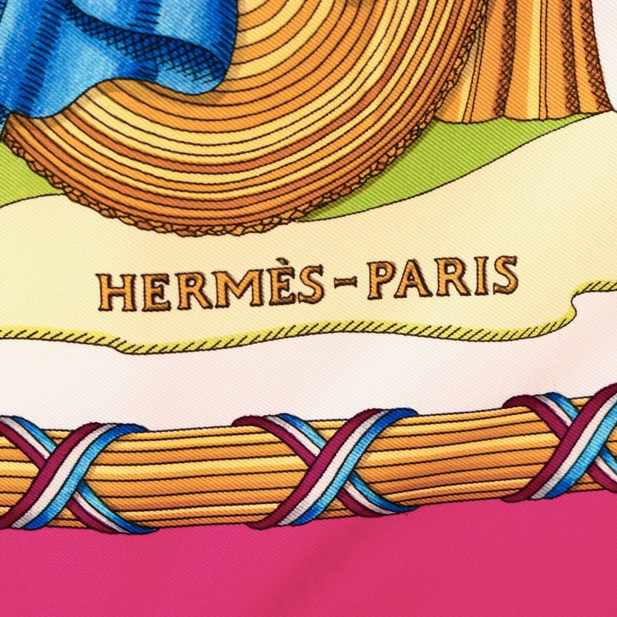 エルメス フランス革命を記念して スカーフ LIBERTE EGALITE カレ 90 スカーフ 大判 シルク ピンク pink HERMES