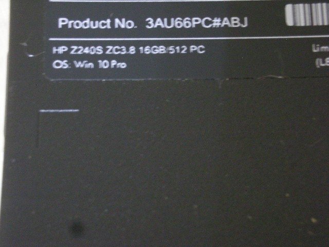HP Z240 SFF WorkStation(Xeon QuadCore E3-1270 V6 3.8GHz/16GB/SSD M.2 512GB/Quadro P600)_画像7