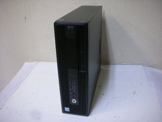 HP Z240 SFF WorkStation(Xeon QuadCore E3-1270 V6 3.8GHz/16GB/SSD M.2 512GB/Quadro P600)_画像1