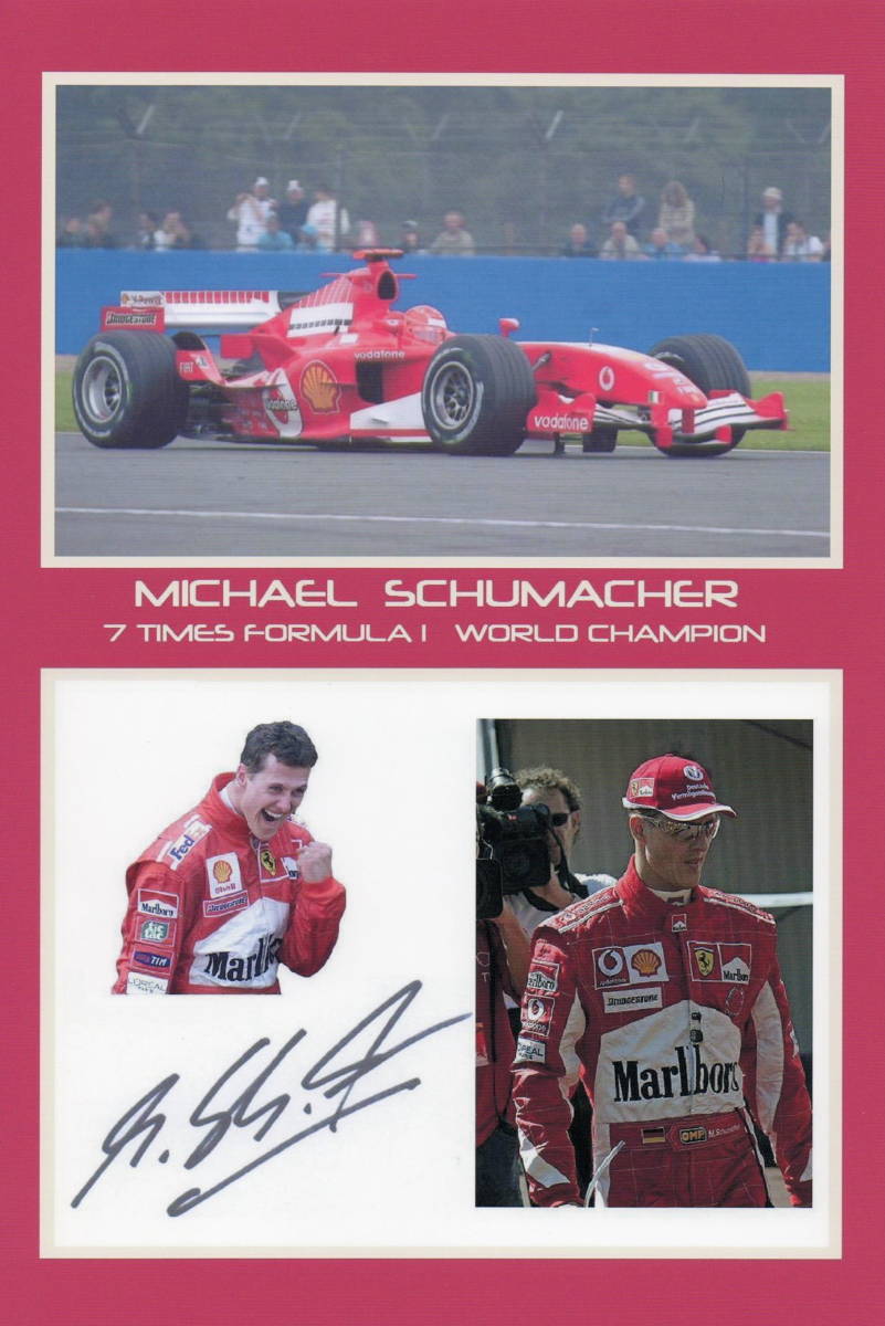 *mi is L * Schumacher * autographed photo *30x20cm*