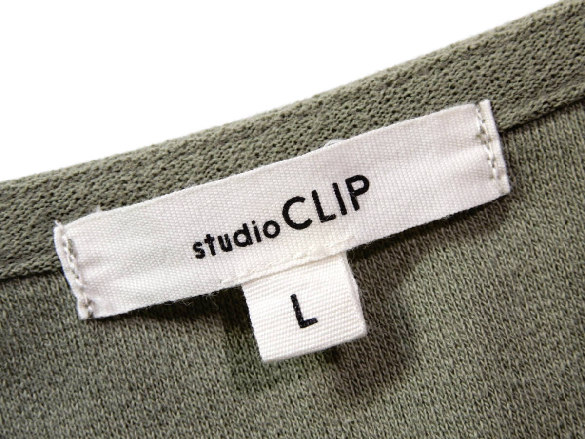 スタジオクリップ STUDIO CLIP 着やすい☆キーネック スキッパー ワンピース Lの画像5