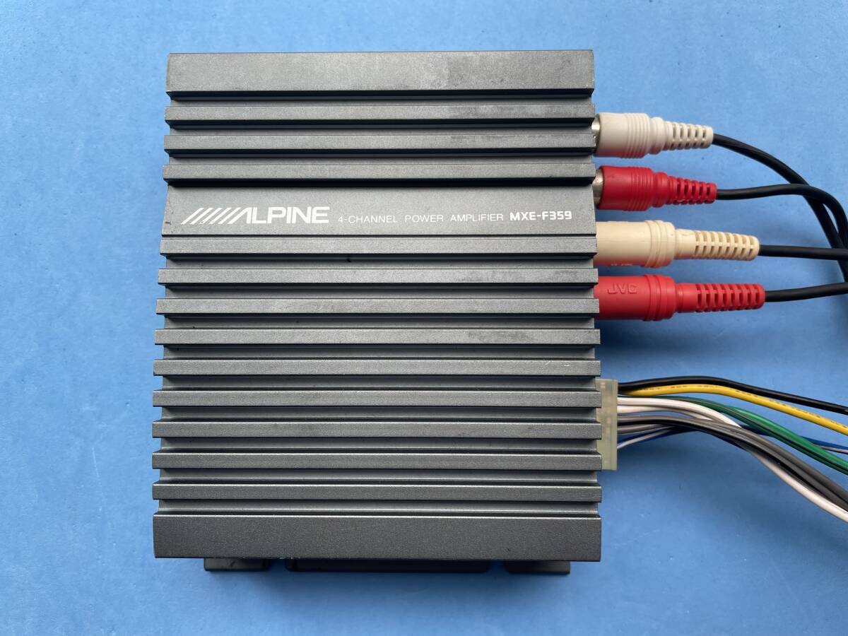 [ used ]ALPINE small size amplifier MXE-F359 POWER AMPLIFIER 4-CHANNEL Alpine 
