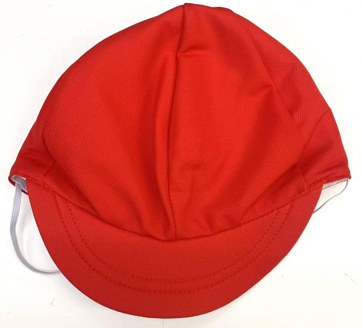 L 57-60cm スクラム 紅白帽 赤白帽子 レッド ホワイト 赤 白 体育 小学校 入学 新入生 幼稚園 フットマーク