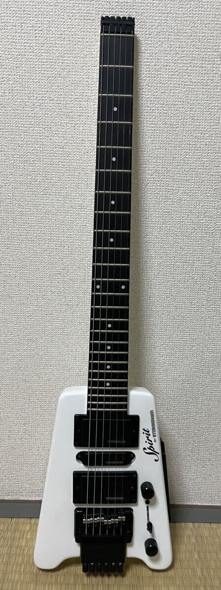 美品 Steinberger/Spirit Collection GT-PRO Deluxe White スタインバーガー ヘッドレス エレキギターの画像1